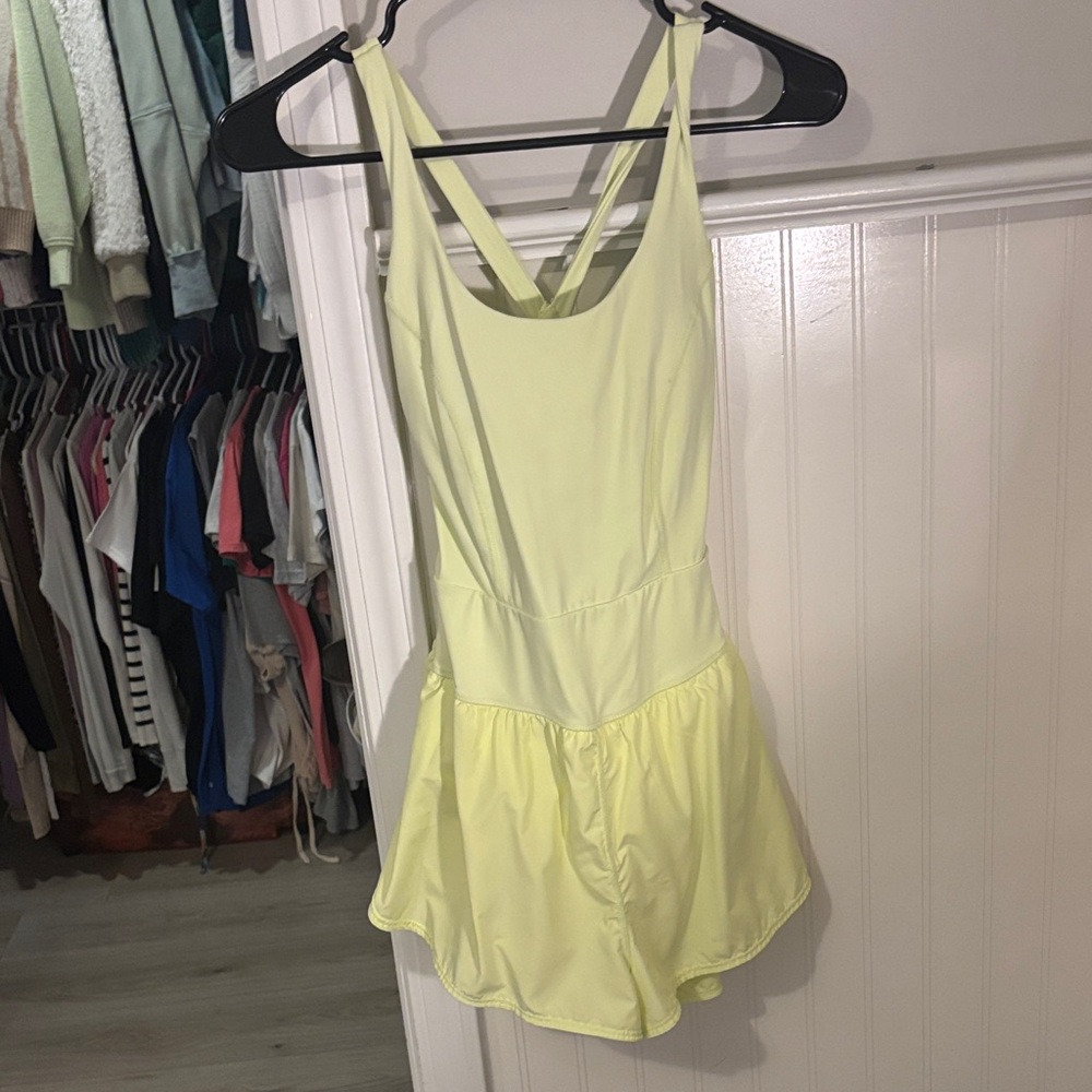 Yellow Sleeveless Romper